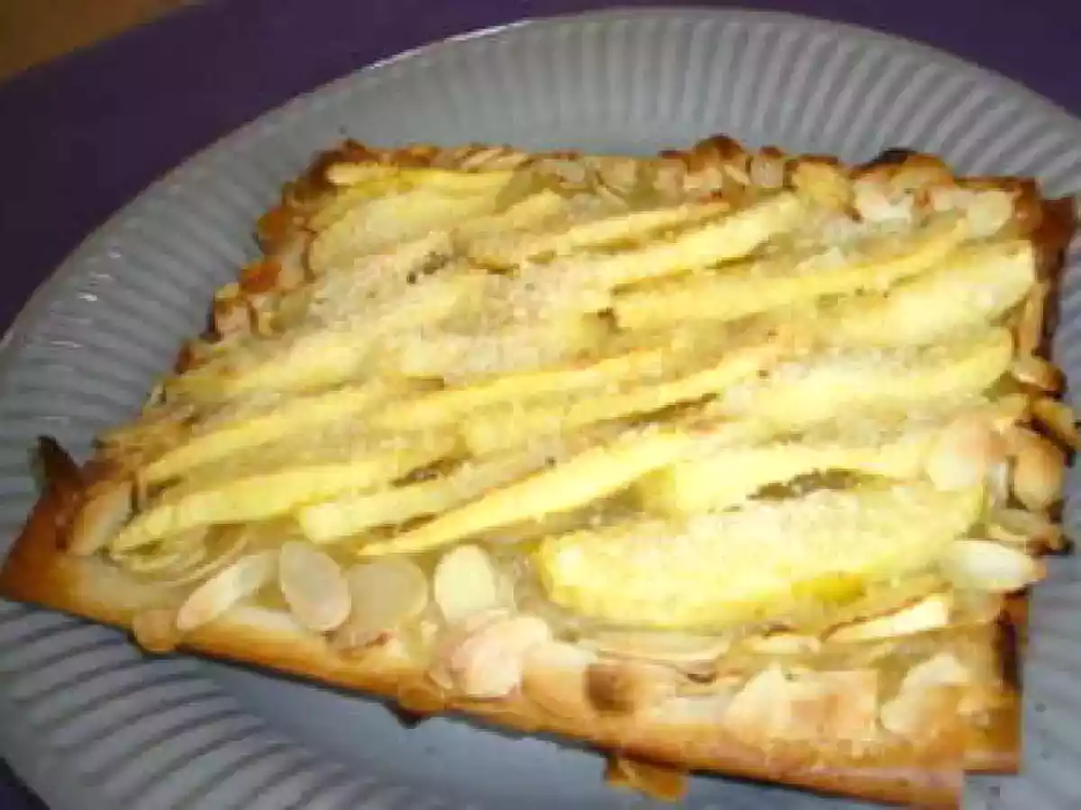Tarte filo aux pommes et amandes