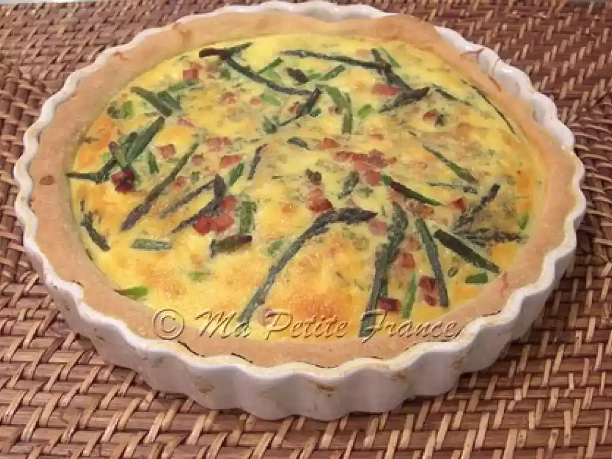Tarte Fine aux Asperges et Jambon