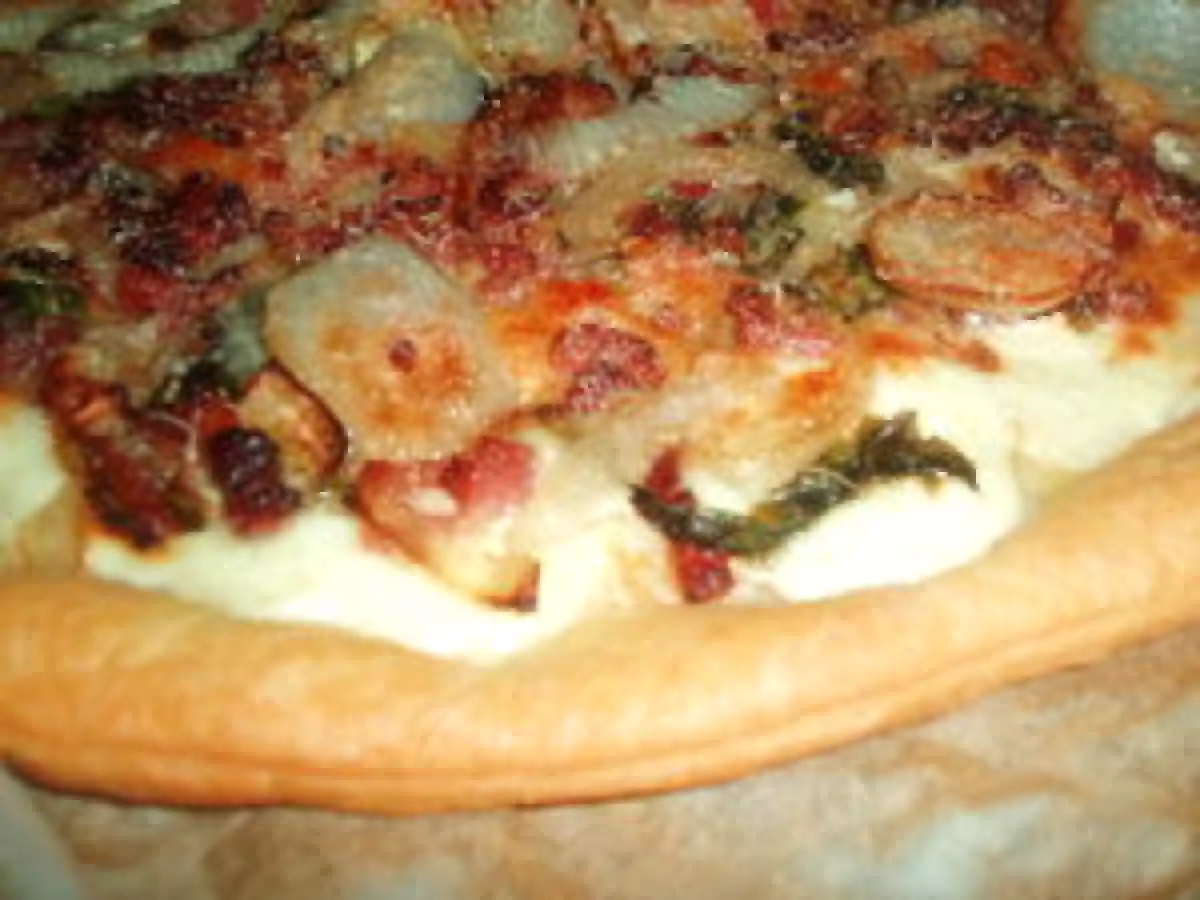 Tarte fine aux blettes et aux lardons - photo 2