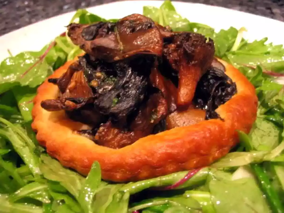 Tarte fine aux champignons forestiers - photo 2