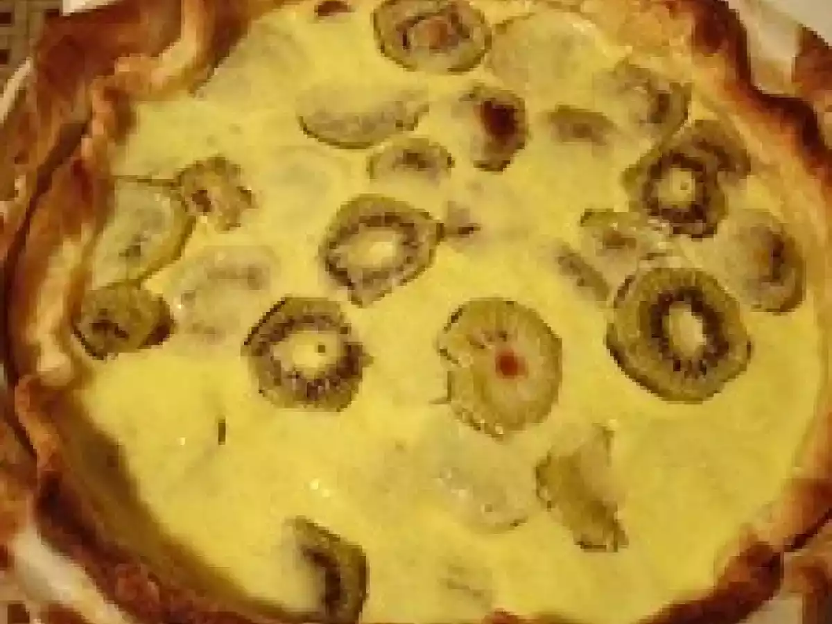 Tarte fine aux kiwis