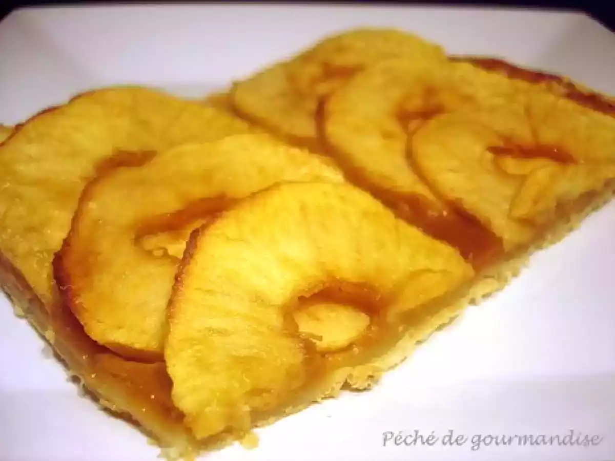 Tarte fine aux pommes et à la confiture de lait - photo 2