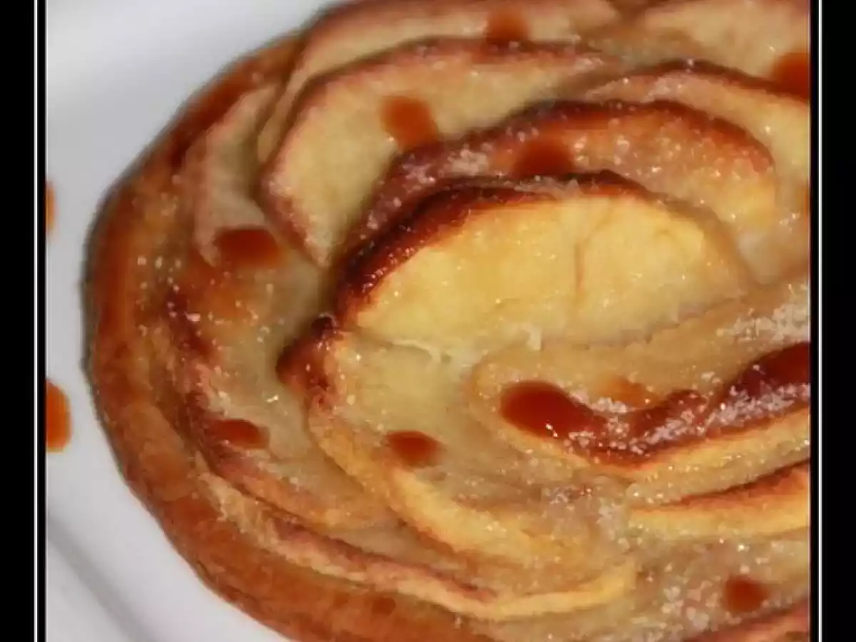 Tarte fine aux pommes et caramel beurre salé - photo 3