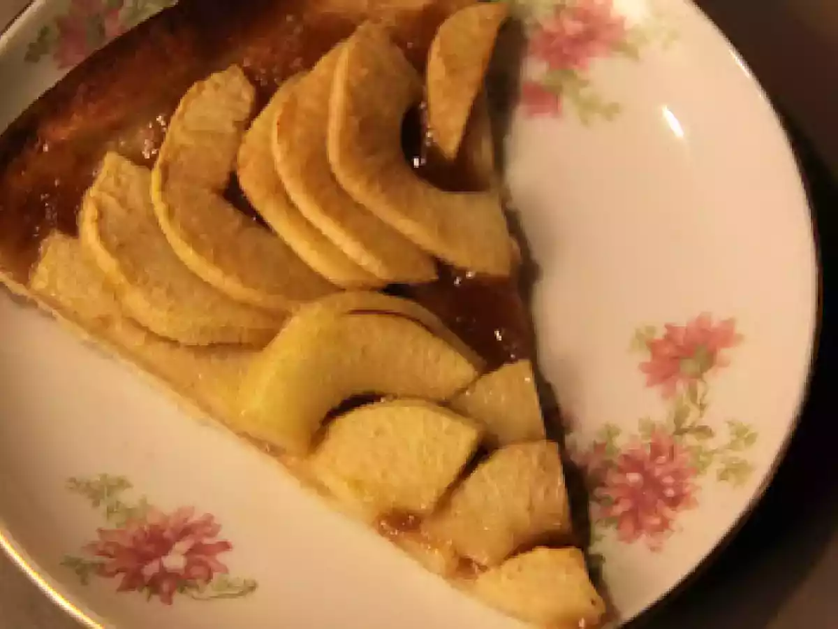 Tarte fine aux pommes et crème de marrons - photo 2
