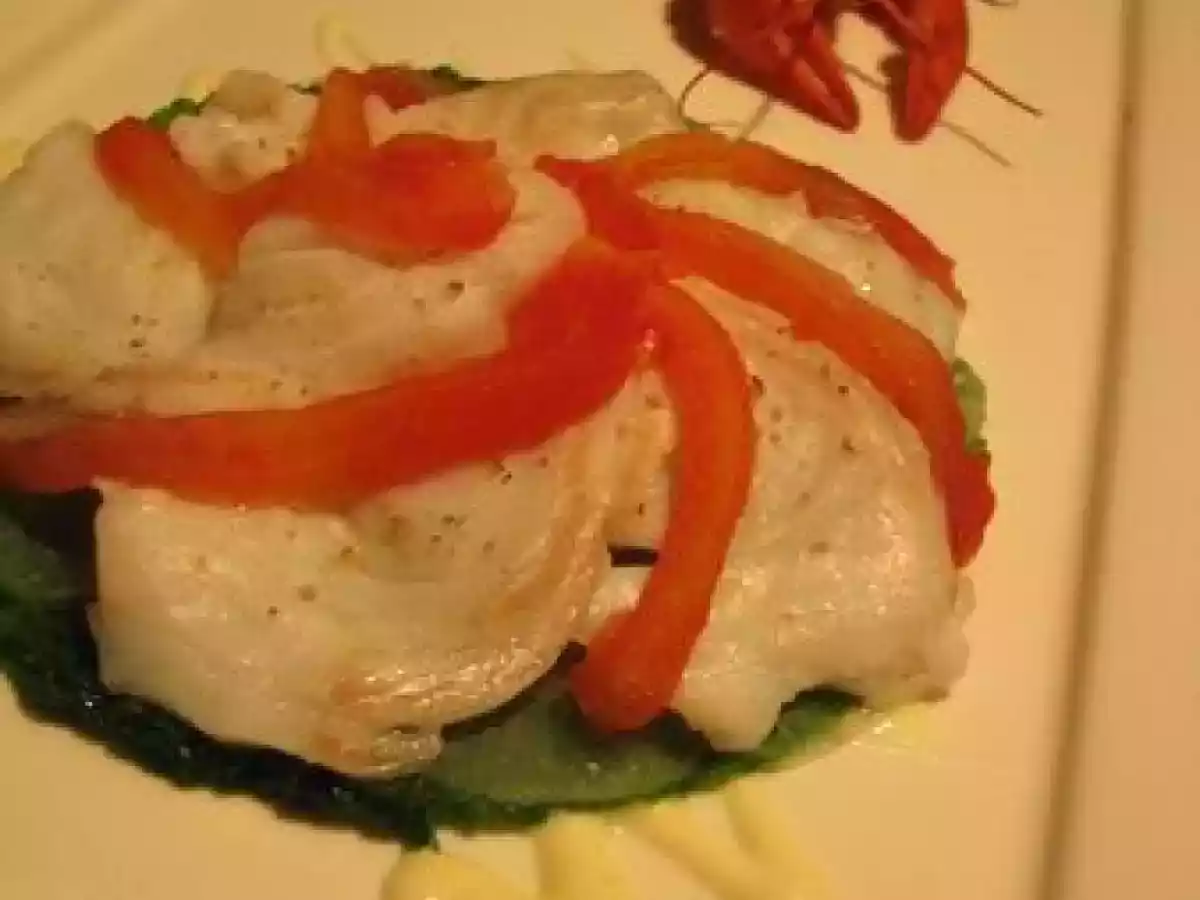 Tarte Fine de Morue Fraîche à la Vapeur