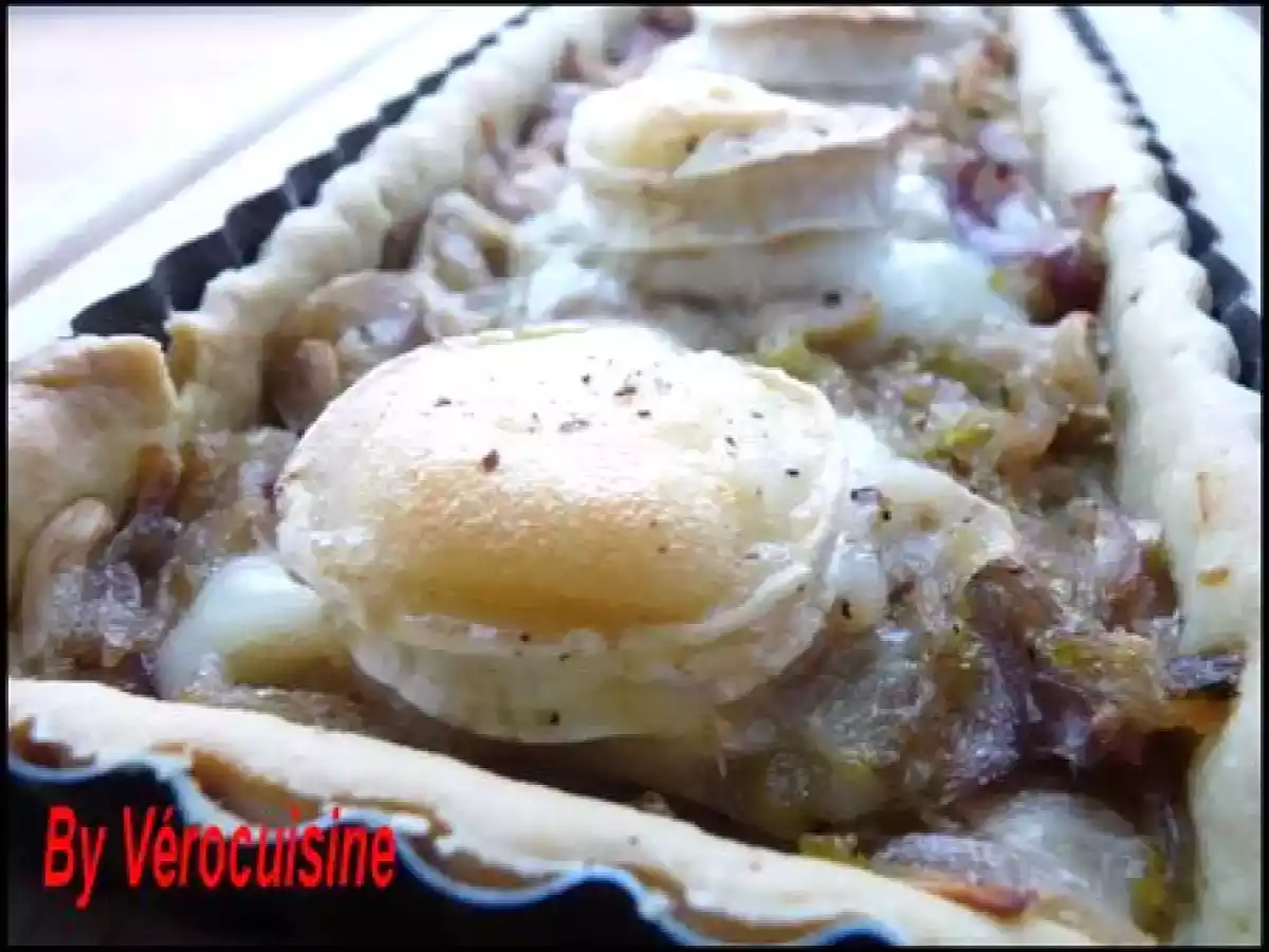 TARTE FINE OIGNONS NOUVEAUX- CHEVRE - photo 2