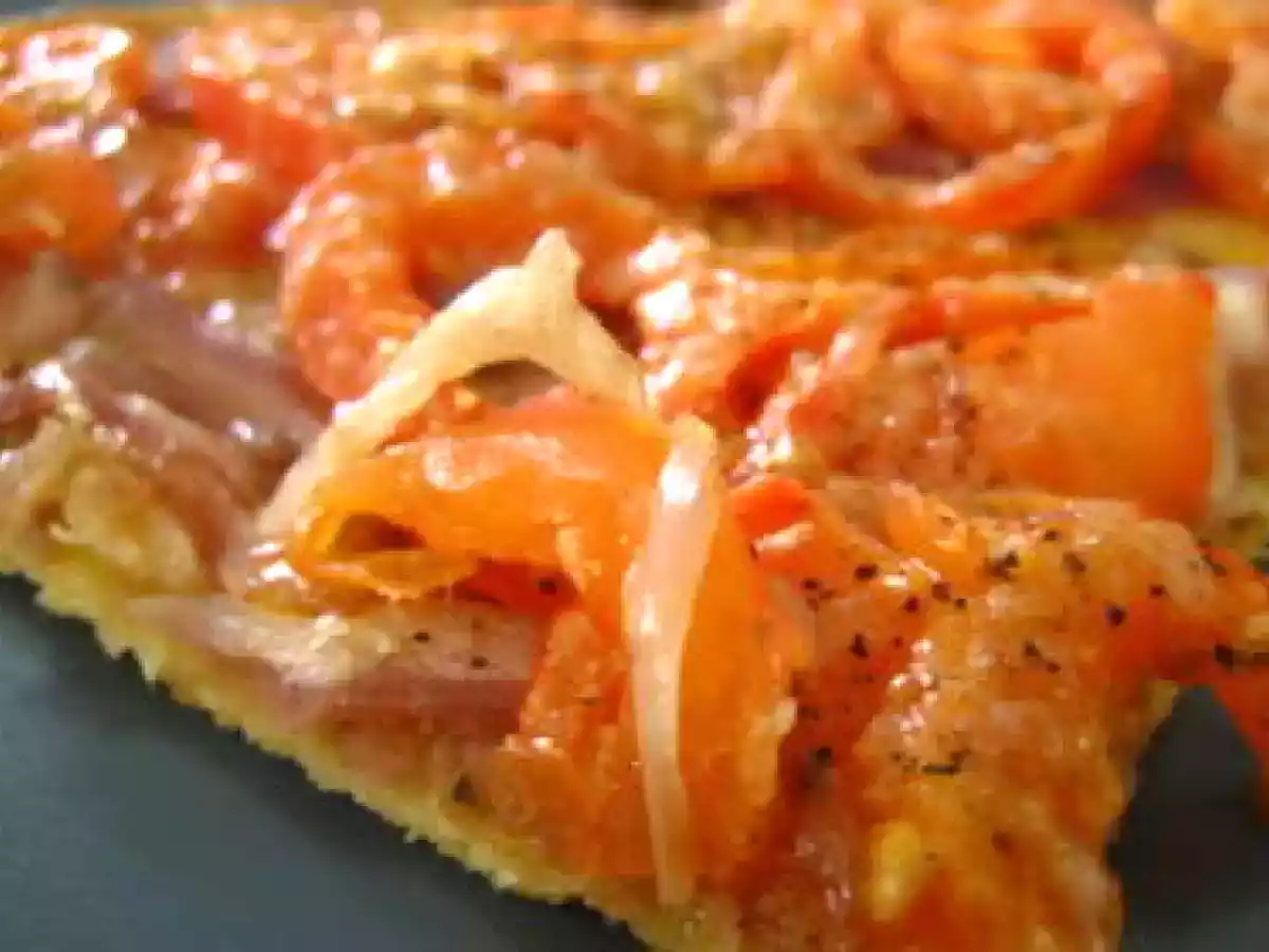 Tarte fine oignons, tomates et parmesan - photo 2