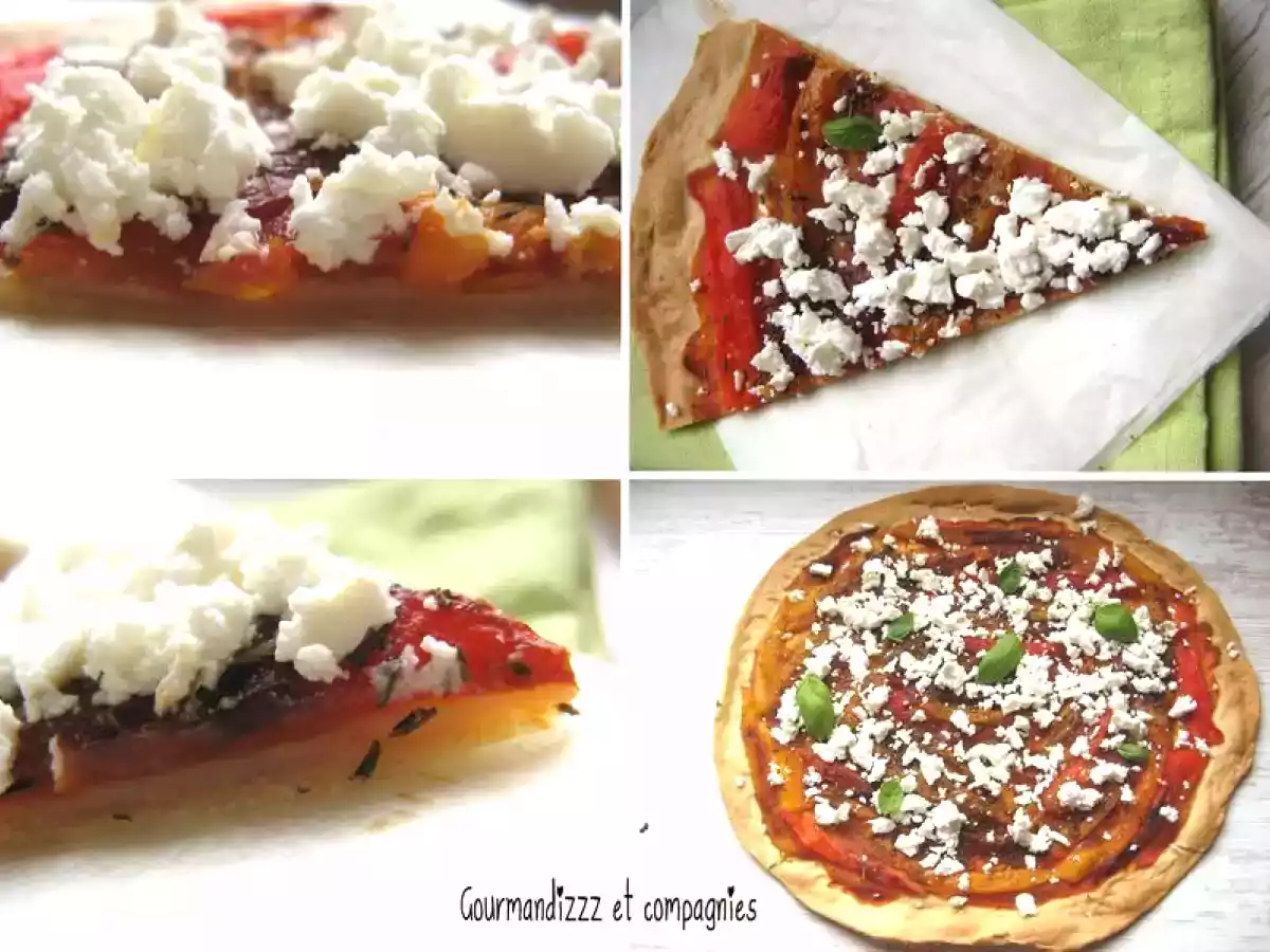 Tarte fine poivrons feta - photo 2