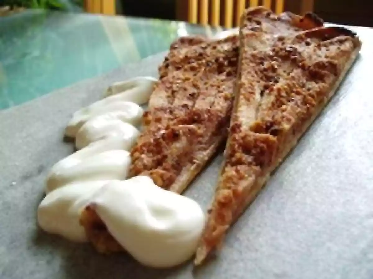 Tarte fine pommes pralin sans croute - photo 2