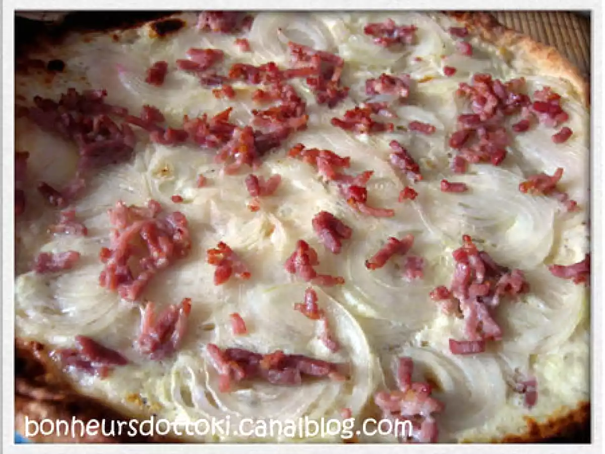 Tarte flambée alsacienne