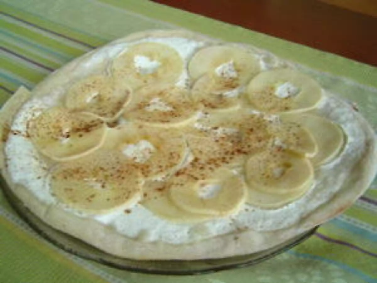 Tarte flambée sucrée aux pommes