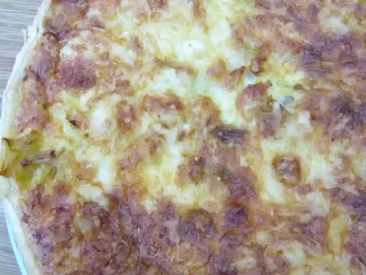 Tarte flammiche aux poireaux - photo 2