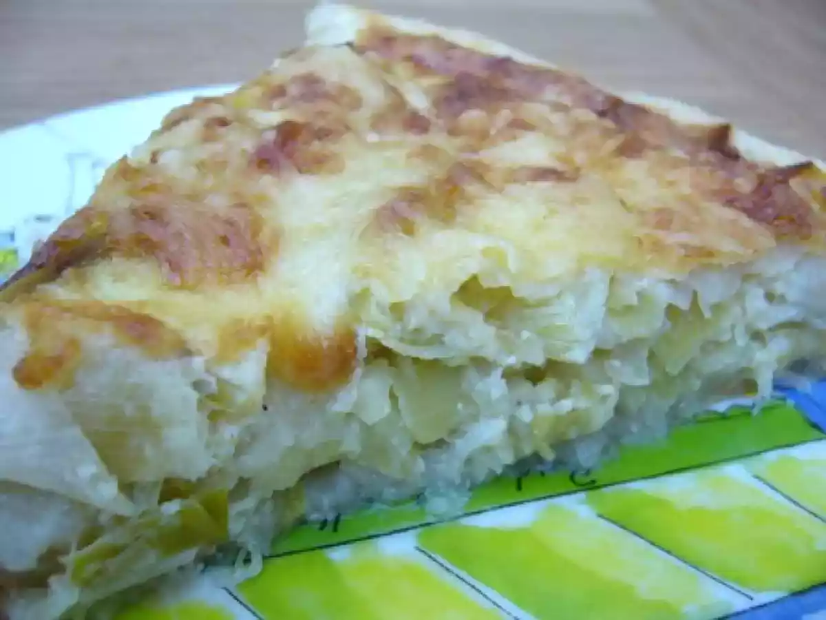 Tarte flammiche aux poireaux - photo 3