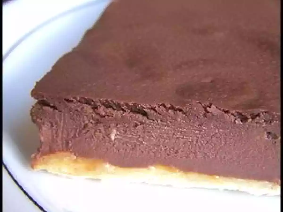 Tarte fondante au chocolat noir et confiture d'abricot - photo 2