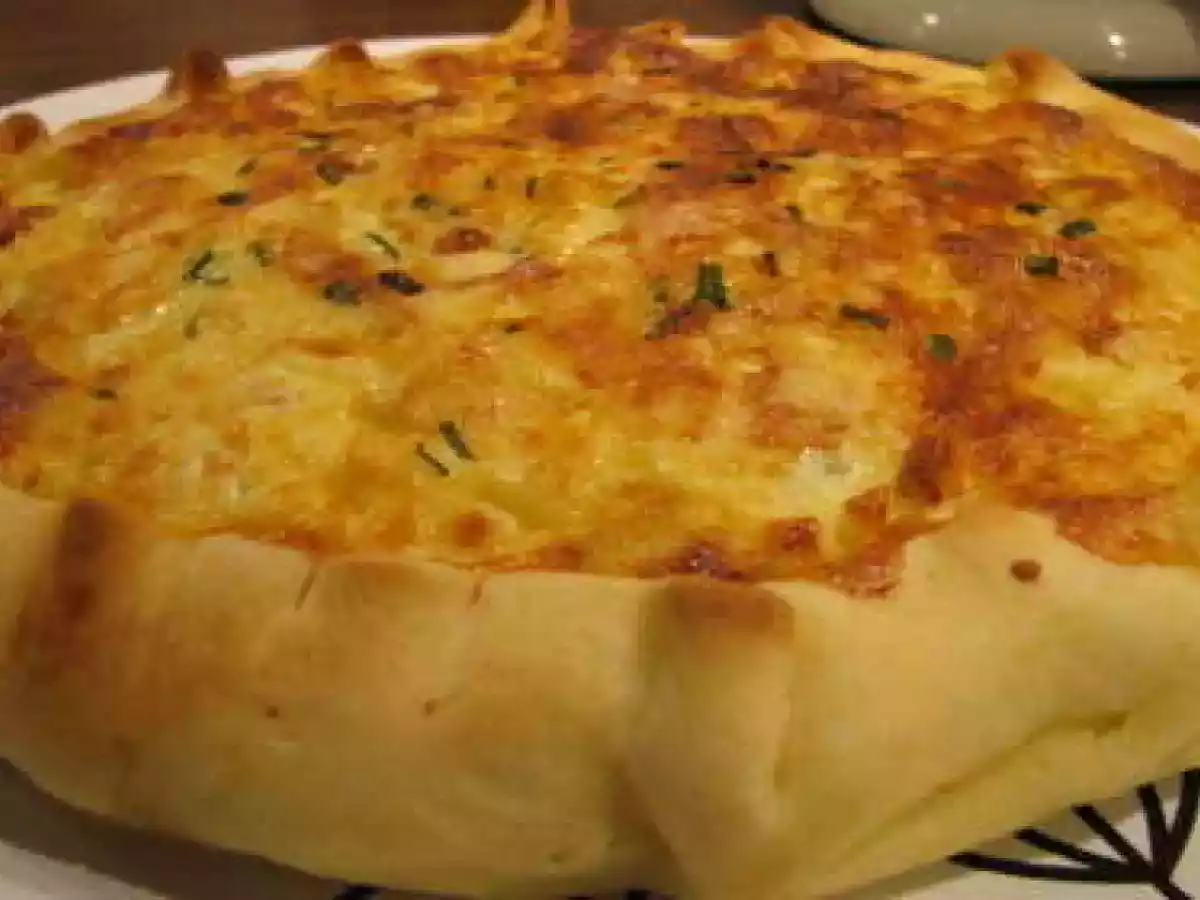 Tarte fondante aux poireaux et saumon fumé