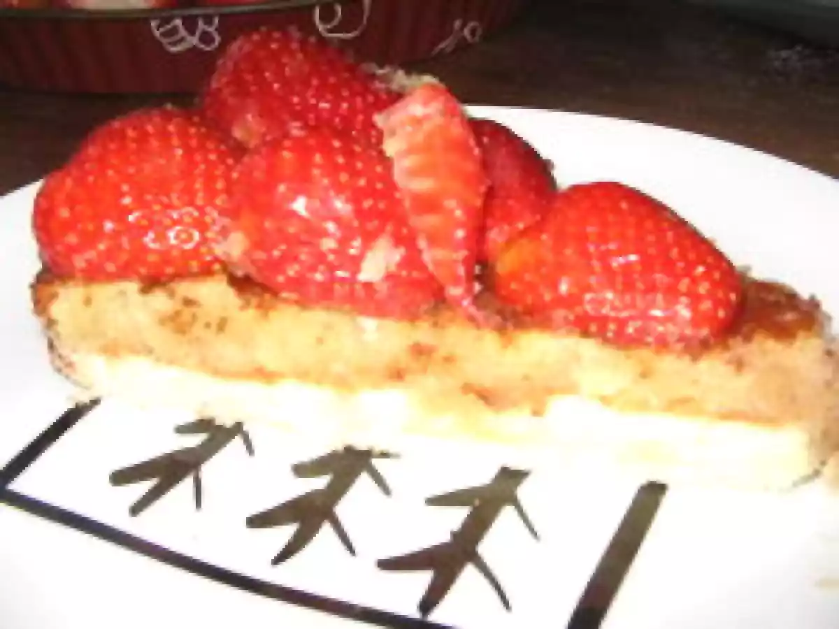 Tarte fraises-frangipane