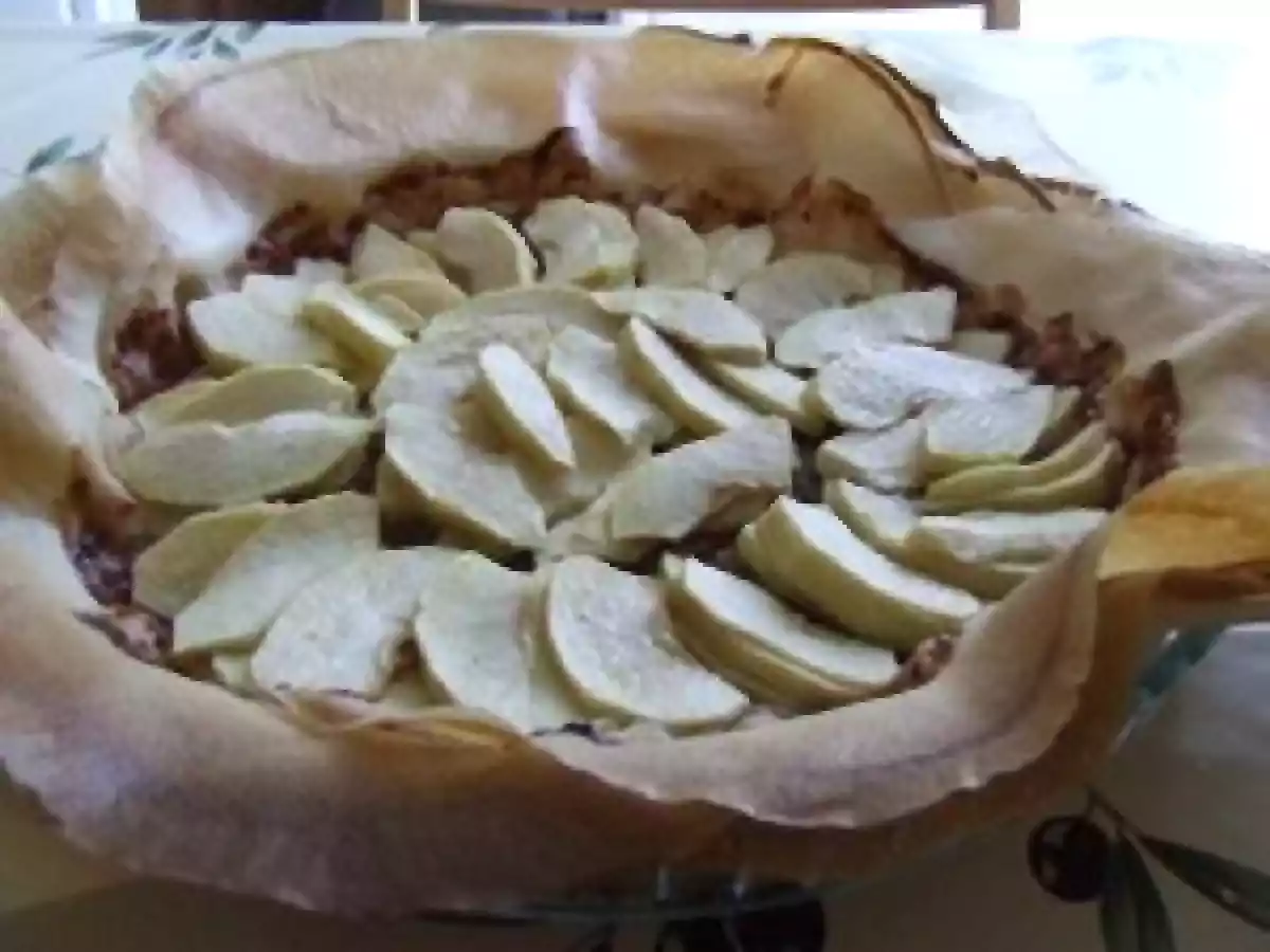 Tarte framboises et pommes - photo 2