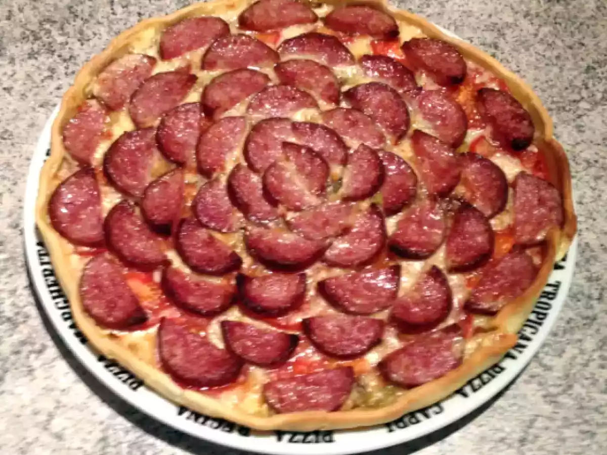 Tarte Franc-Comtoise (Saucisse de Morteau et Cancoillotte) - photo 2