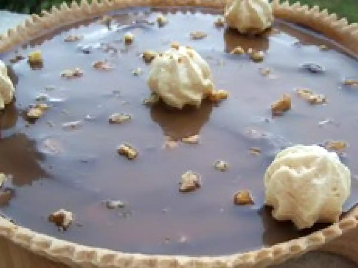 Tarte gourmande au chocolat au lait et caramel - photo 4