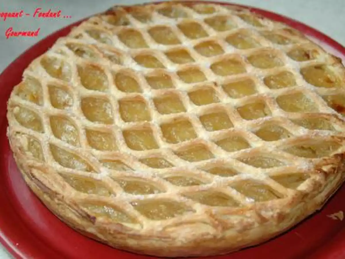 TARTE GRILLAGÉE aux POMMES