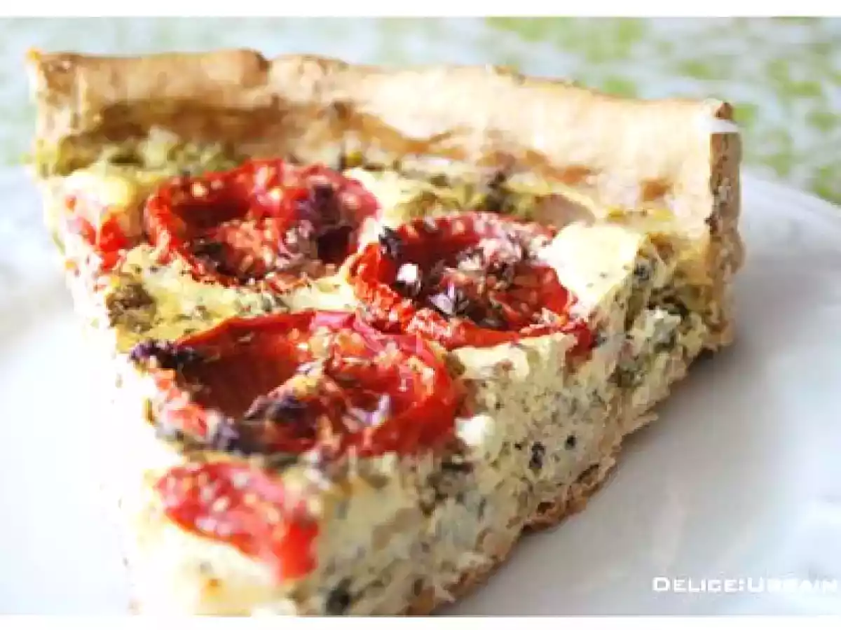 Tarte HQN à la MORUE, TOMATE et MOUTARDE