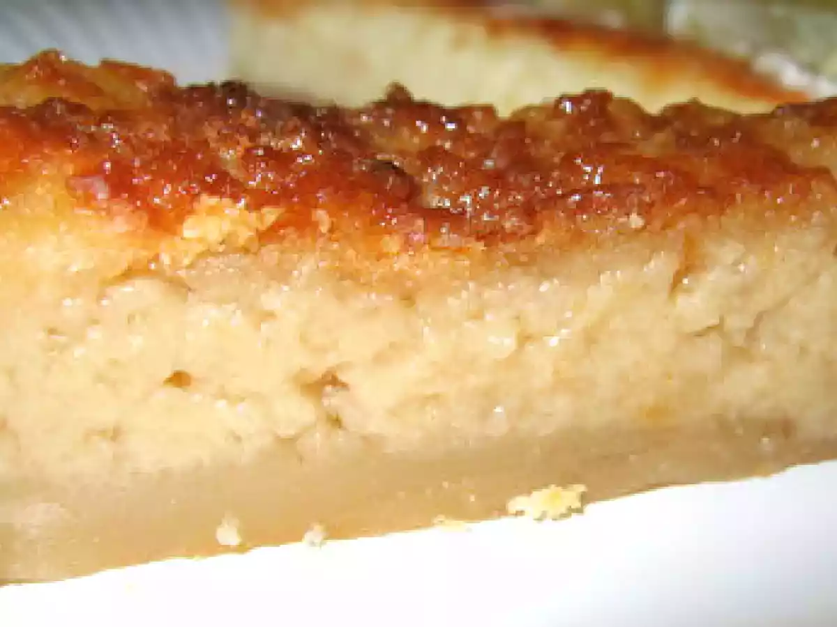 Tarte impossible au sucre