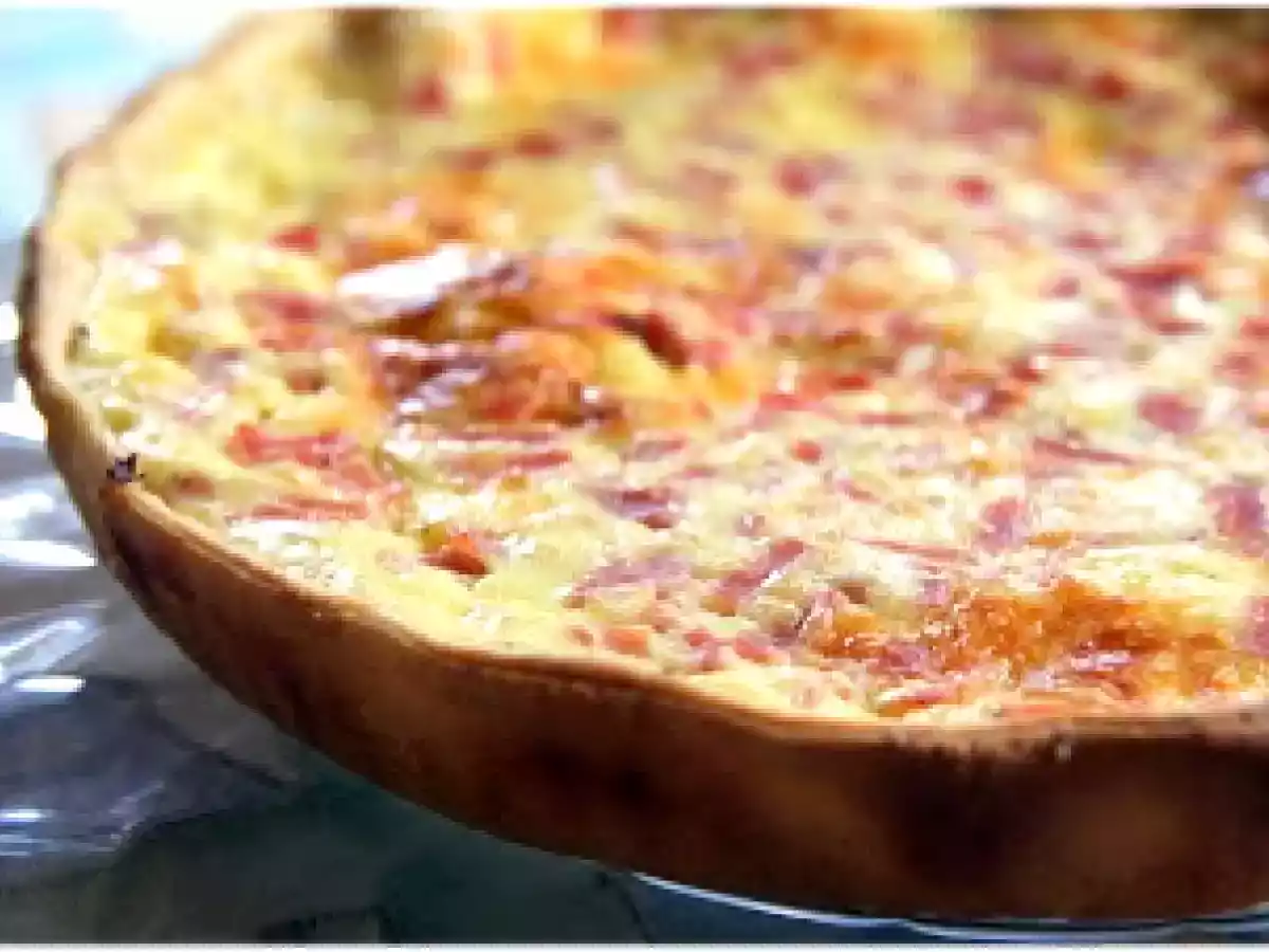 Tarte jambon-fromage à l'açorienne