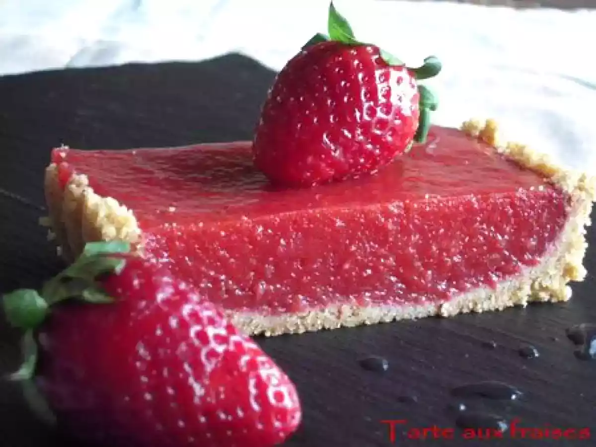 Tarte jelly aux fraises