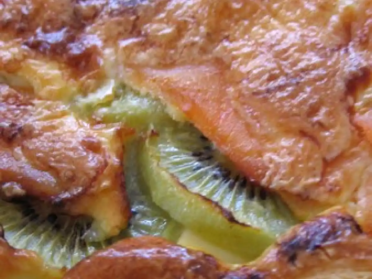Tarte kiwis - saumon fumé