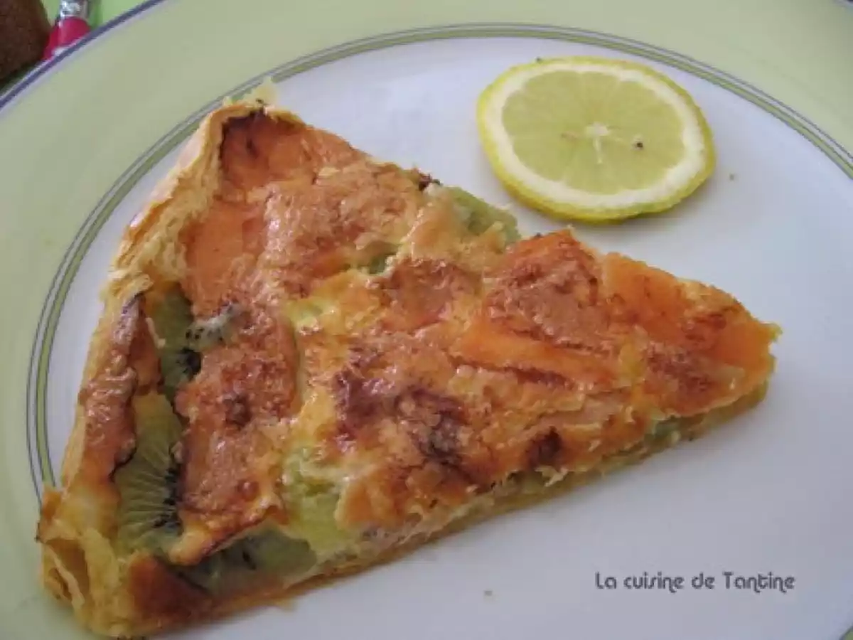 Tarte kiwis - saumon fumé - photo 2