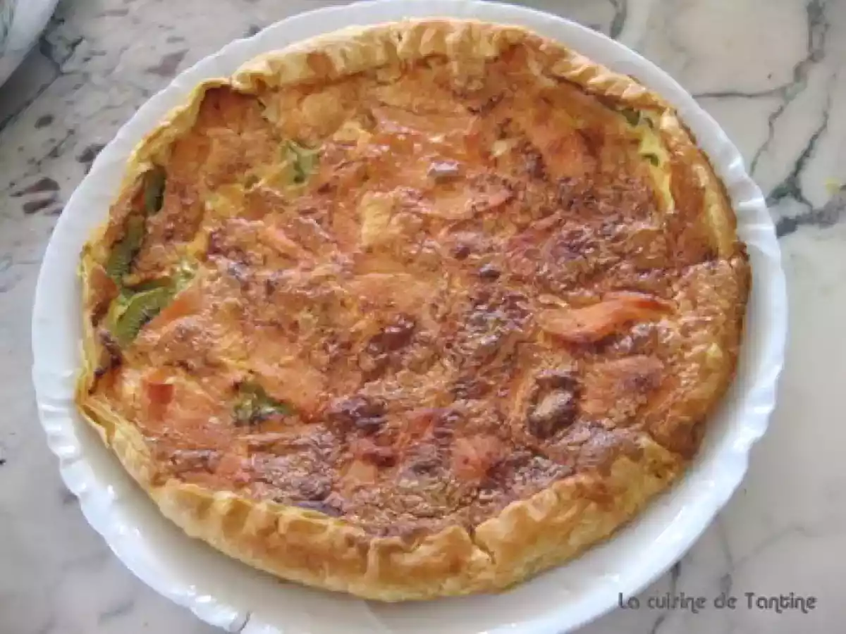 Tarte kiwis - saumon fumé - photo 3