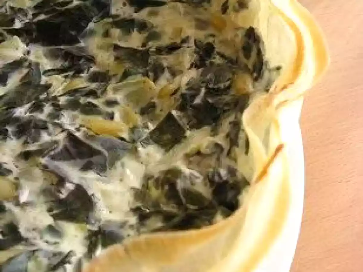 Tarte légère aux blettes et au citron