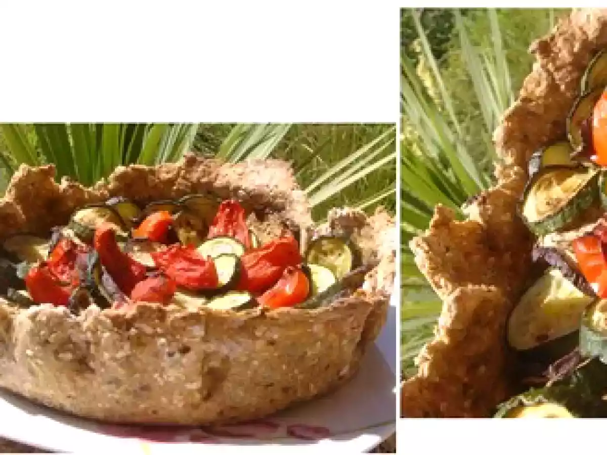 Tarte légère aux légumes d'été méditerranéens - photo 3