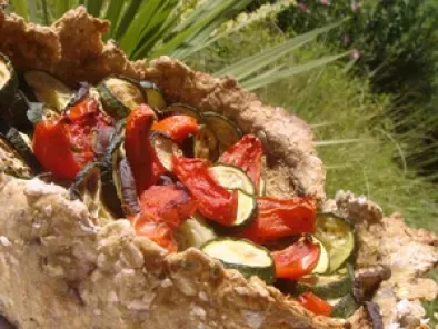 Tarte légère aux légumes d'été méditerranéens - photo 2