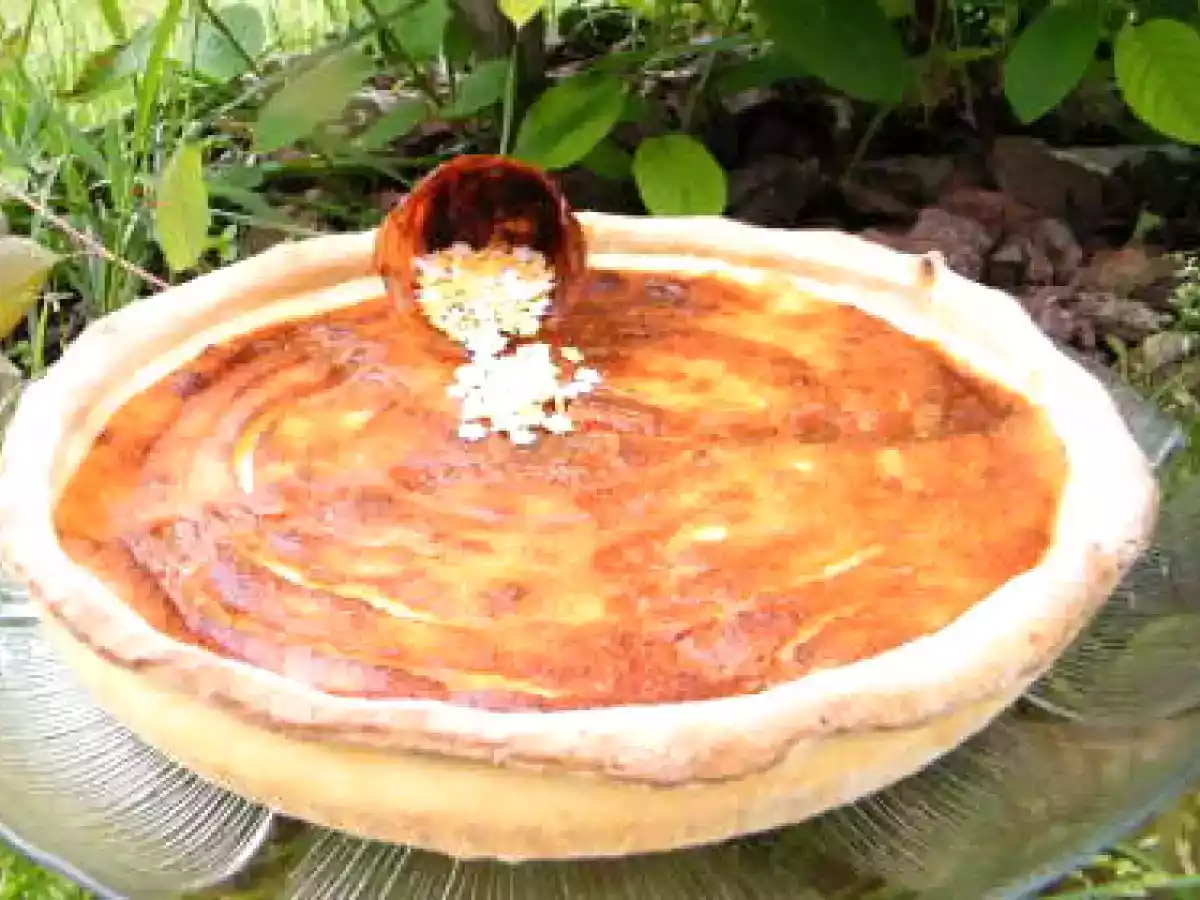 Tarte légère mirabelle et caramel