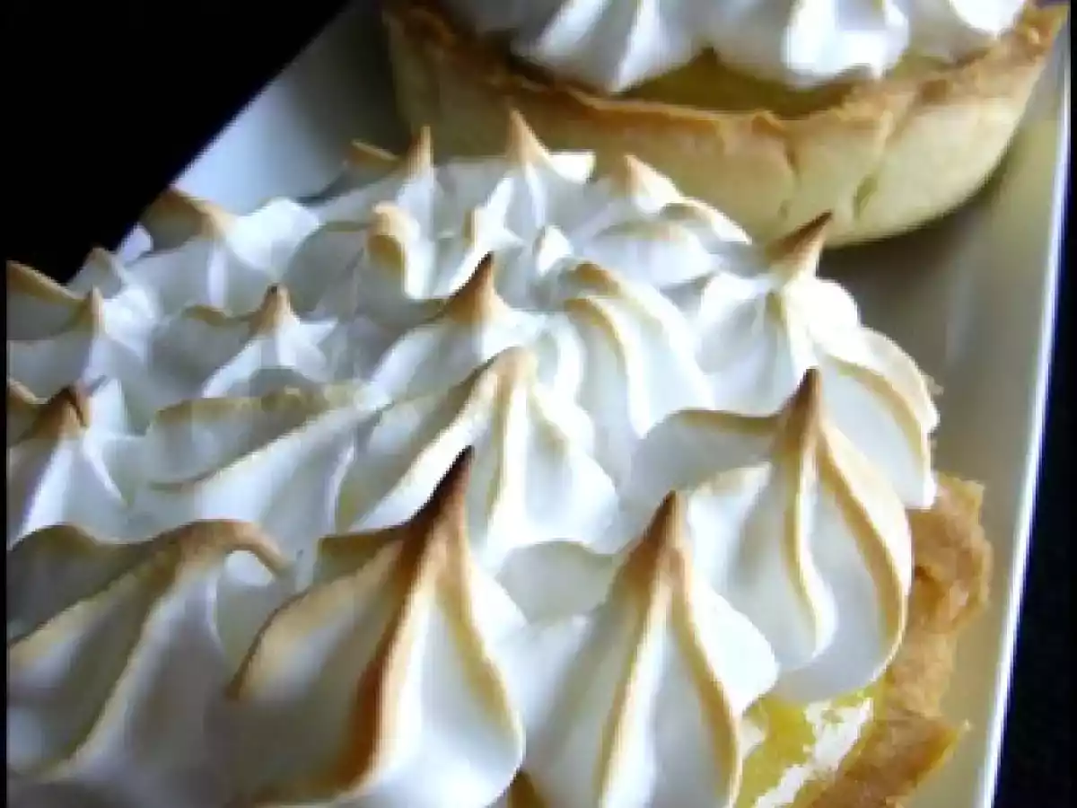Tarte lemon curd meringuée