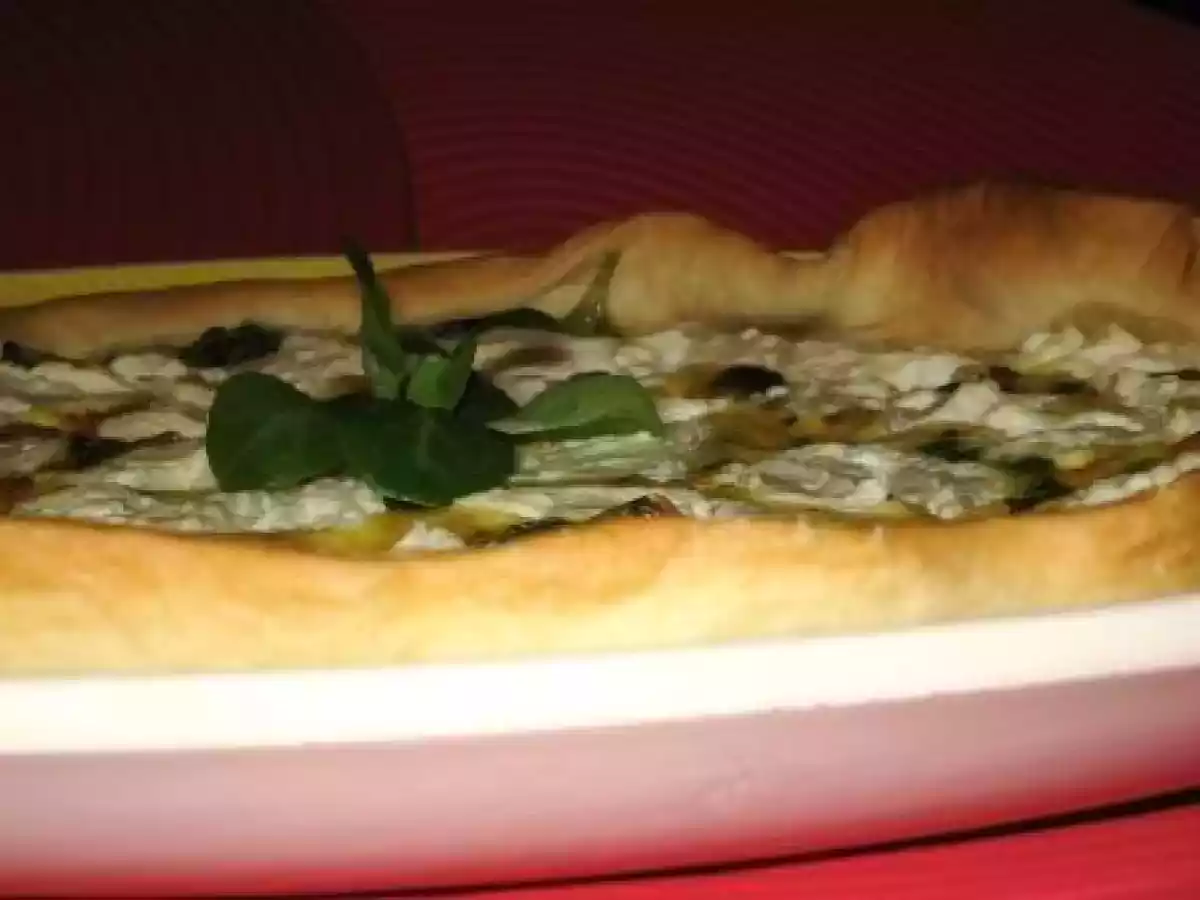 Tarte mâche et chèvre - photo 2