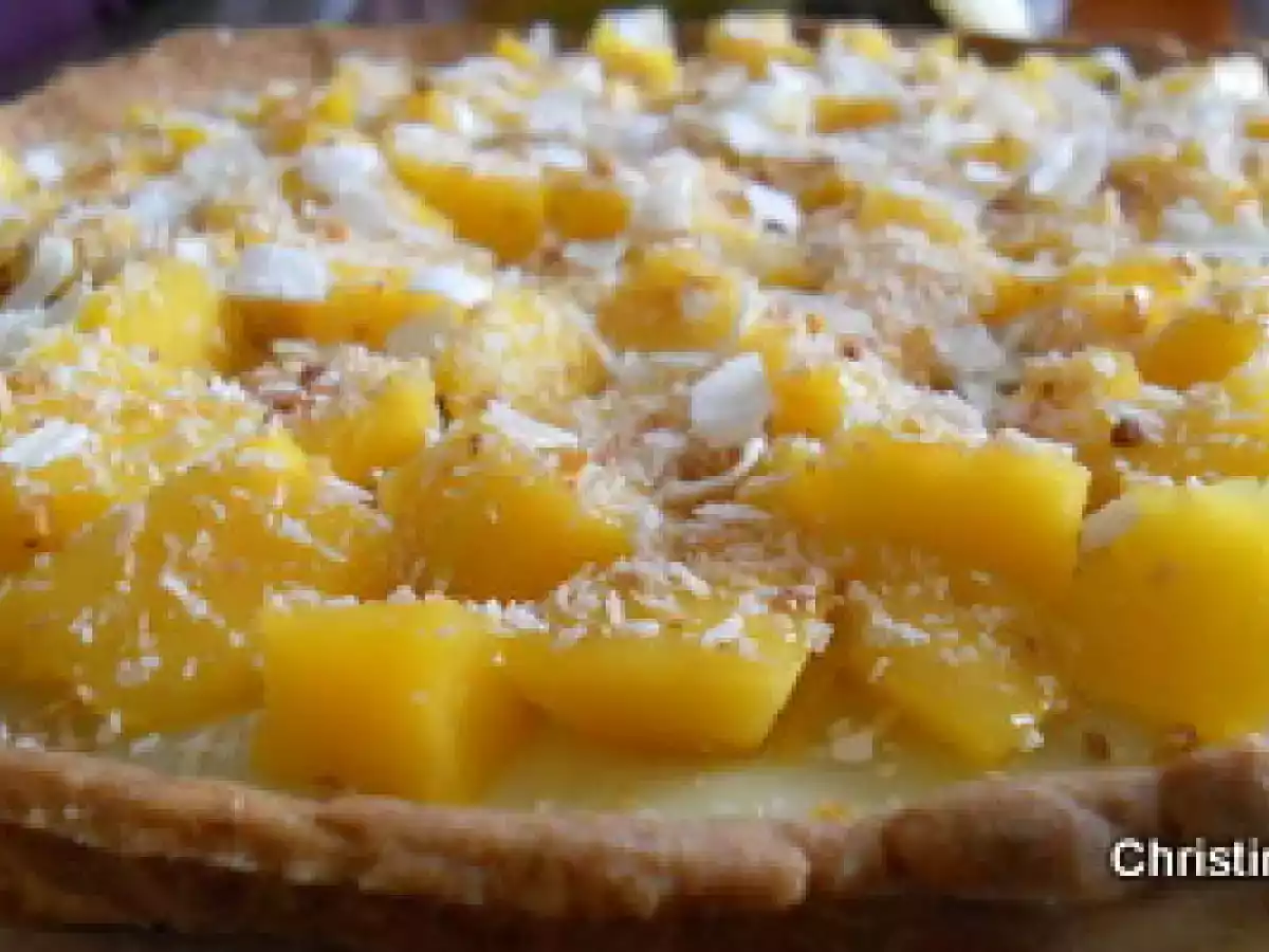 Tarte mangue-coco-chocolat blanc - photo 2
