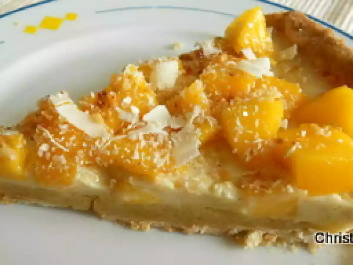 Tarte mangue-coco-chocolat blanc - photo 3