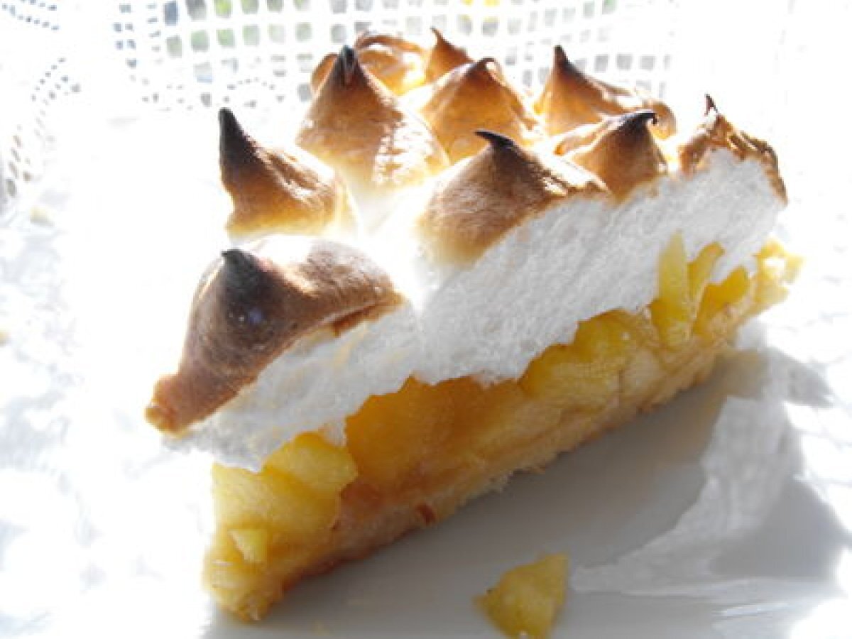 Tarte Meringuée Aux Pommes