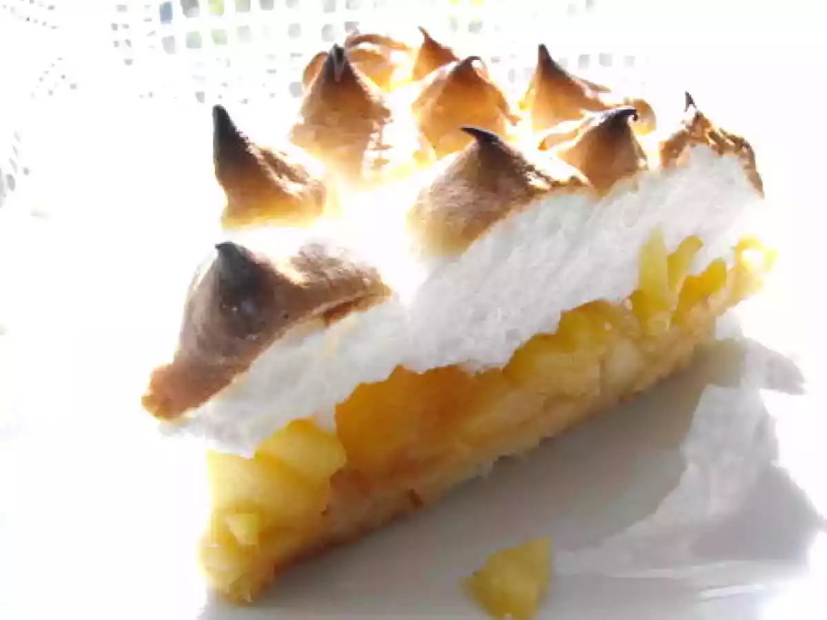 Tarte meringuée aux pommes trop trop bonne !