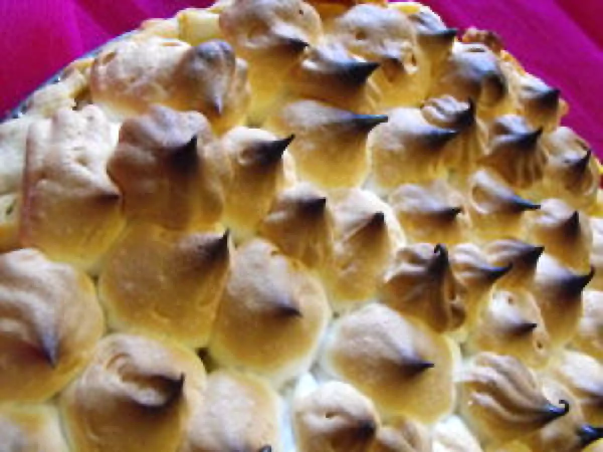 Tarte meringuée aux pommes trop trop bonne ! - photo 3