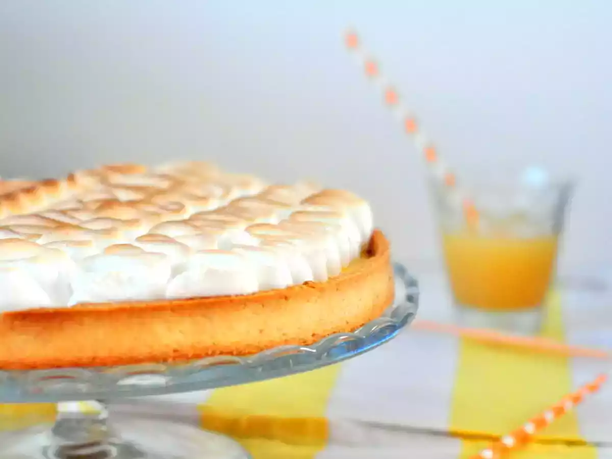 Tarte meringuée Passion & Mangue