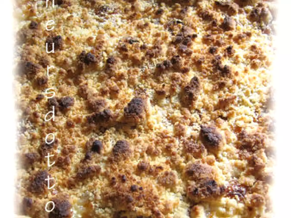 Tarte mirabelle au streusel (ou crumble)