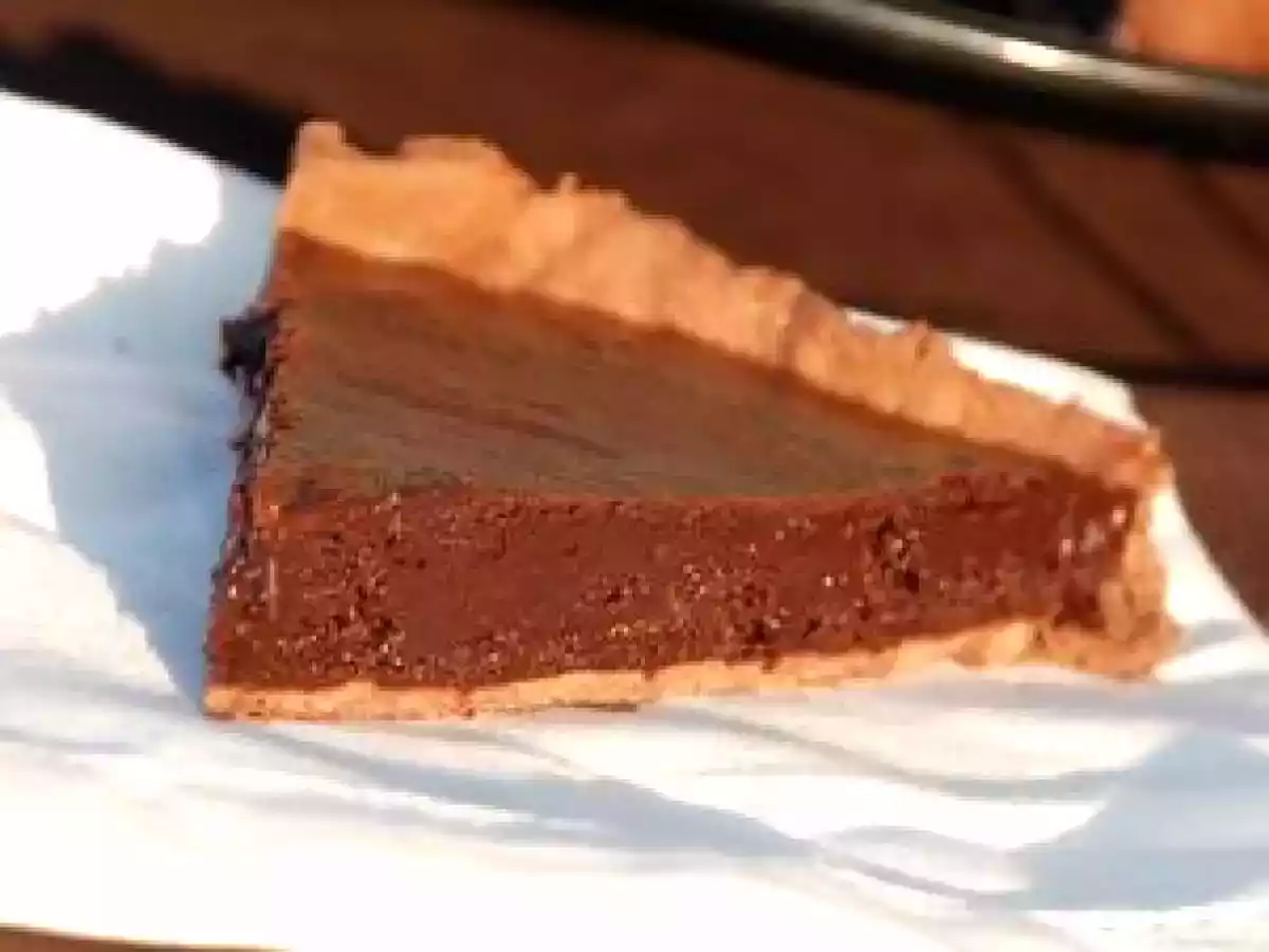 Tarte mousseuse au chocolat de Christophe Felder
