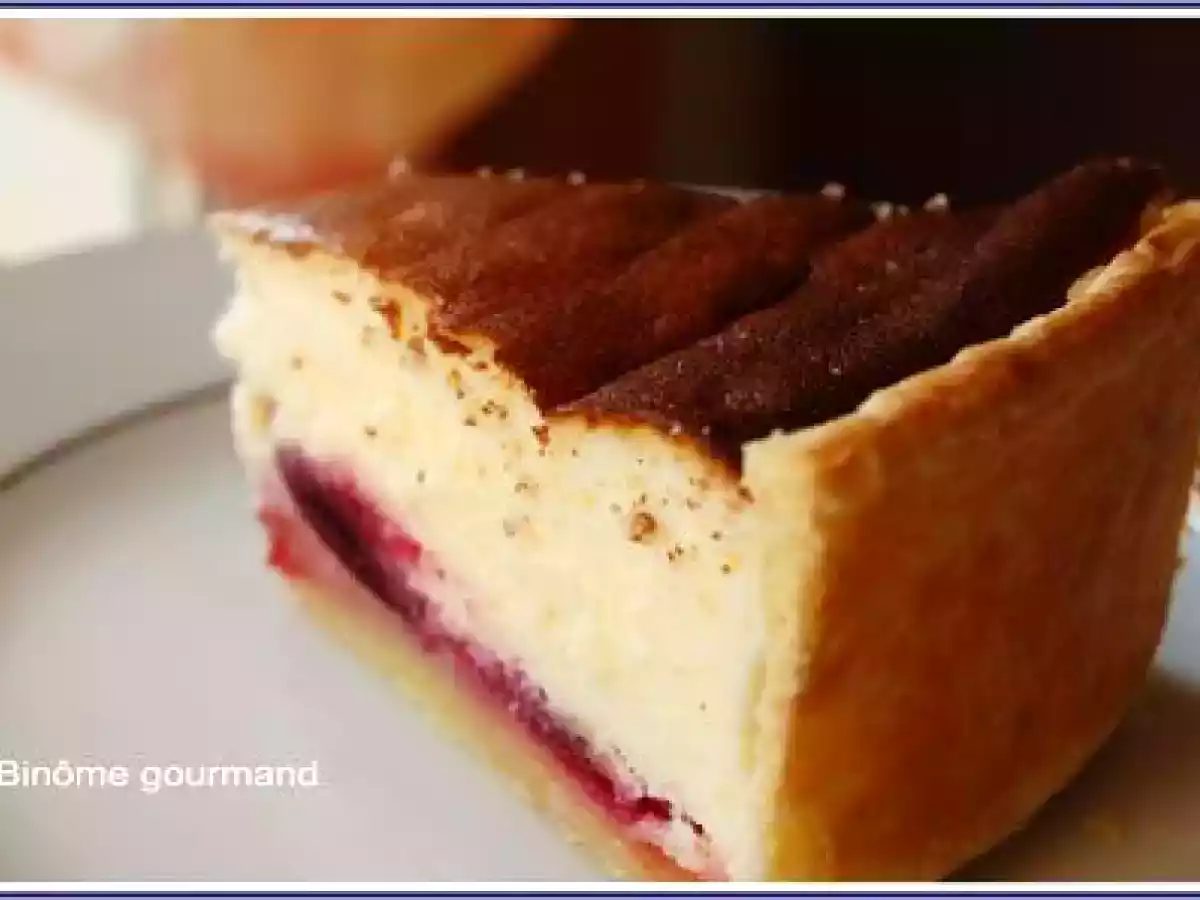Tarte mousseuse aux prunes rouges et au fromage blanc - photo 4