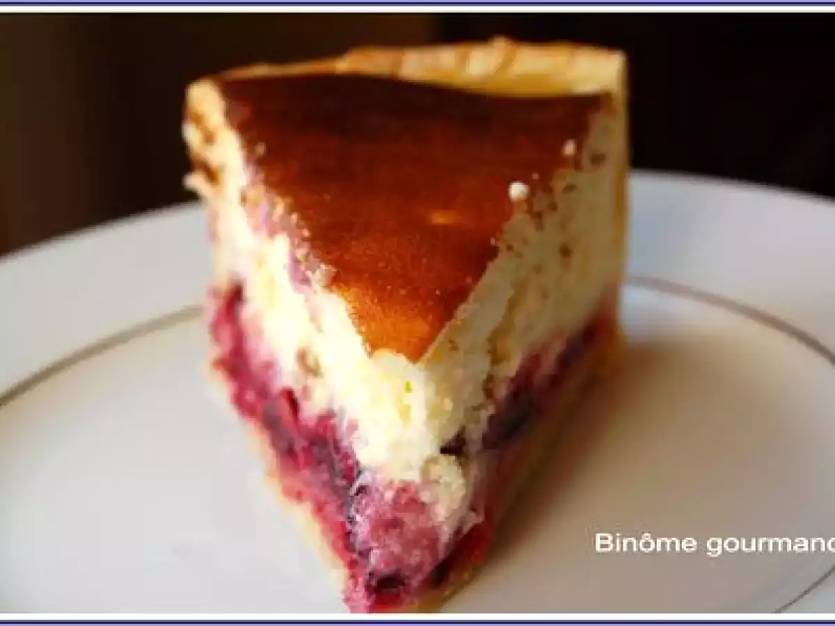 Tarte mousseuse aux prunes rouges et au fromage blanc - photo 6
