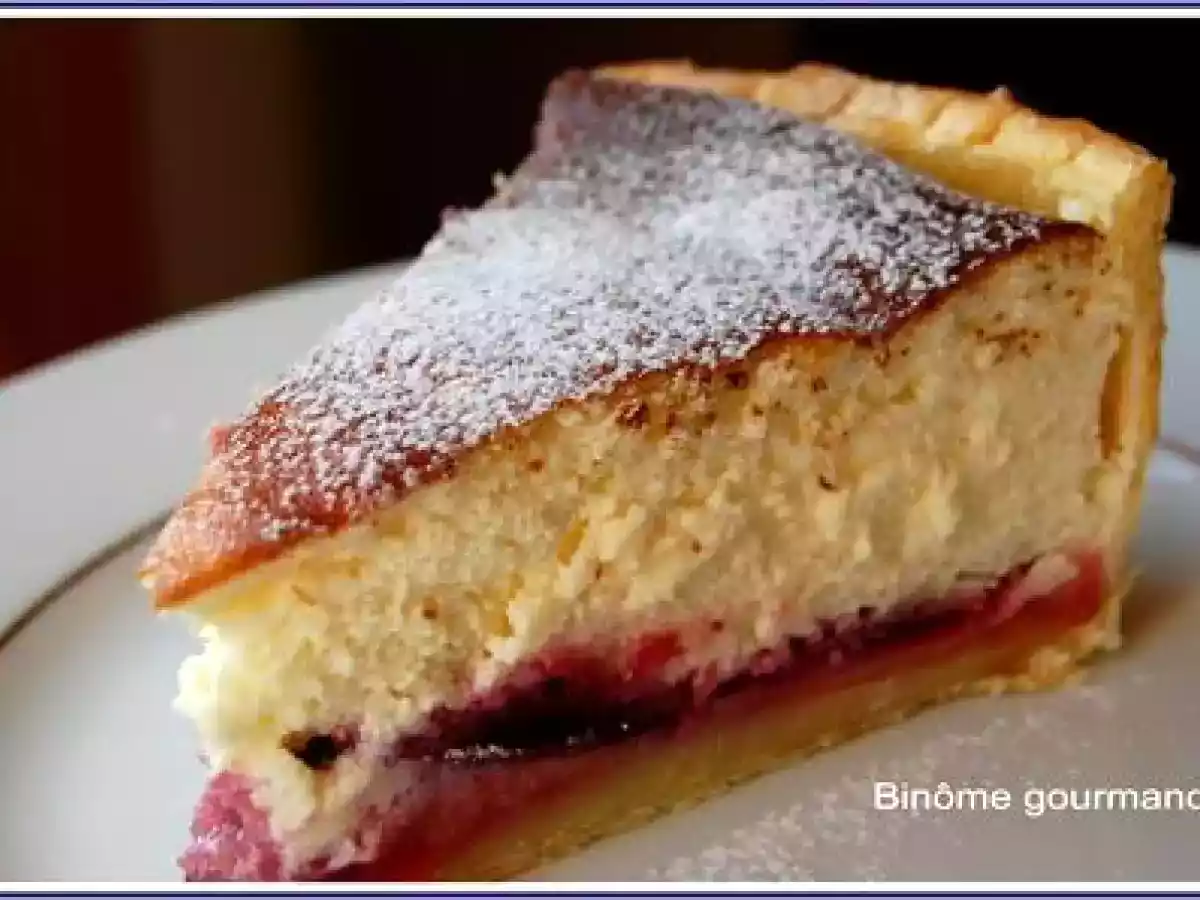 Tarte mousseuse aux prunes rouges et au fromage blanc - photo 7