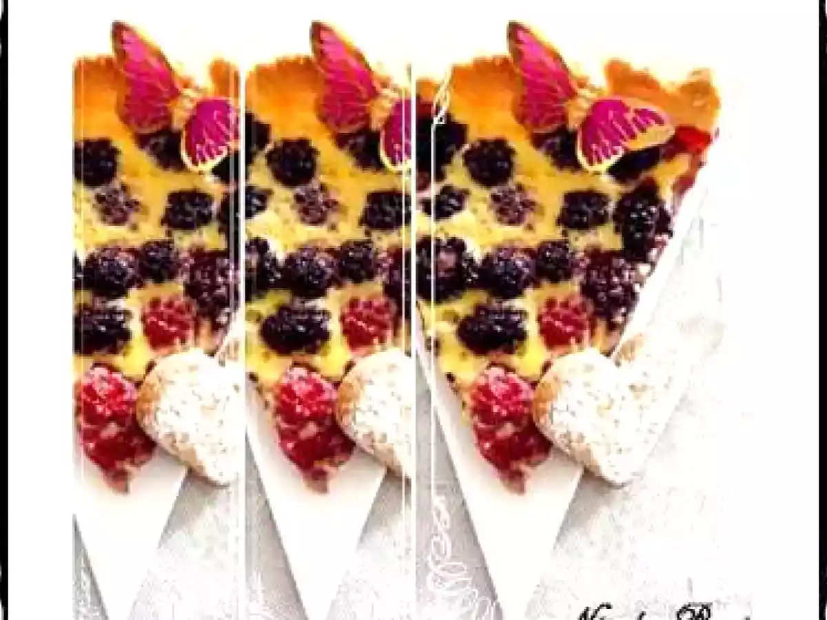 tarte mûres et framboises