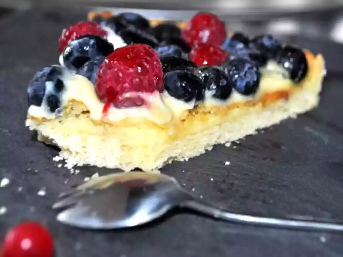 Tarte Myrtilles, Framboises & Groseilles